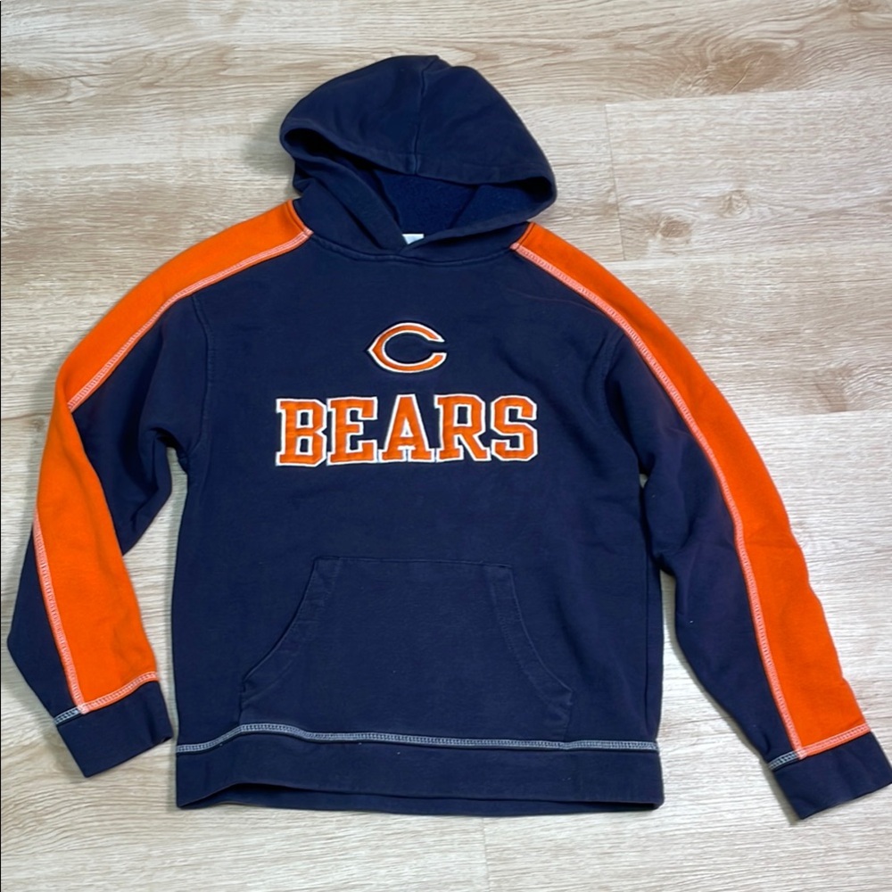 NFL Team Apparel CHICAGO BEARS Hoodie Sweatshirt Unisex L 12/14 Football